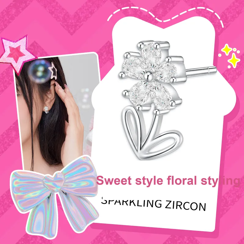 Barbie Alloy Stud Earrings Women's-5