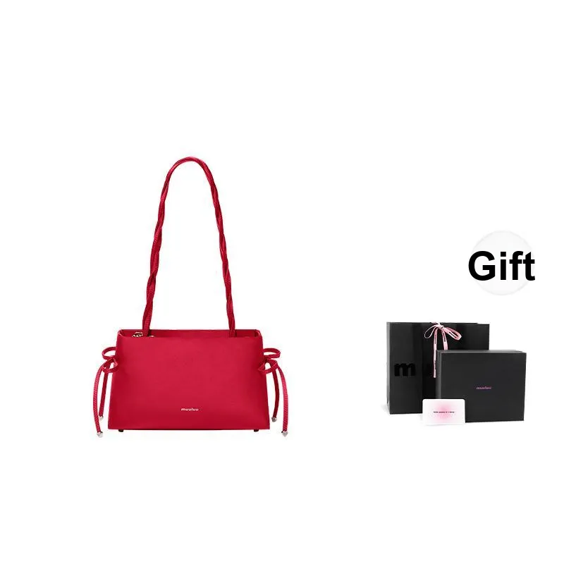 Muuluu Satin Double Butterfly Sugar Cube Bag Shoulder Bag, Handbag, Shoulder Bag Medium Size Women's Multicolor-0