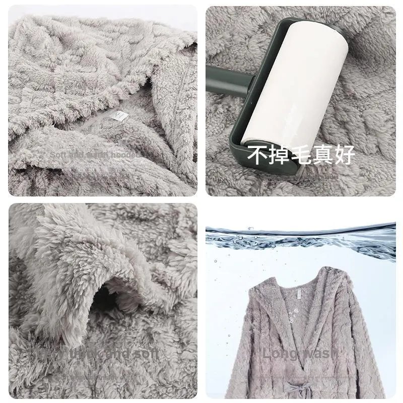Xuan Liang Pajamas Pajama Robe Women's Mist Gray-1