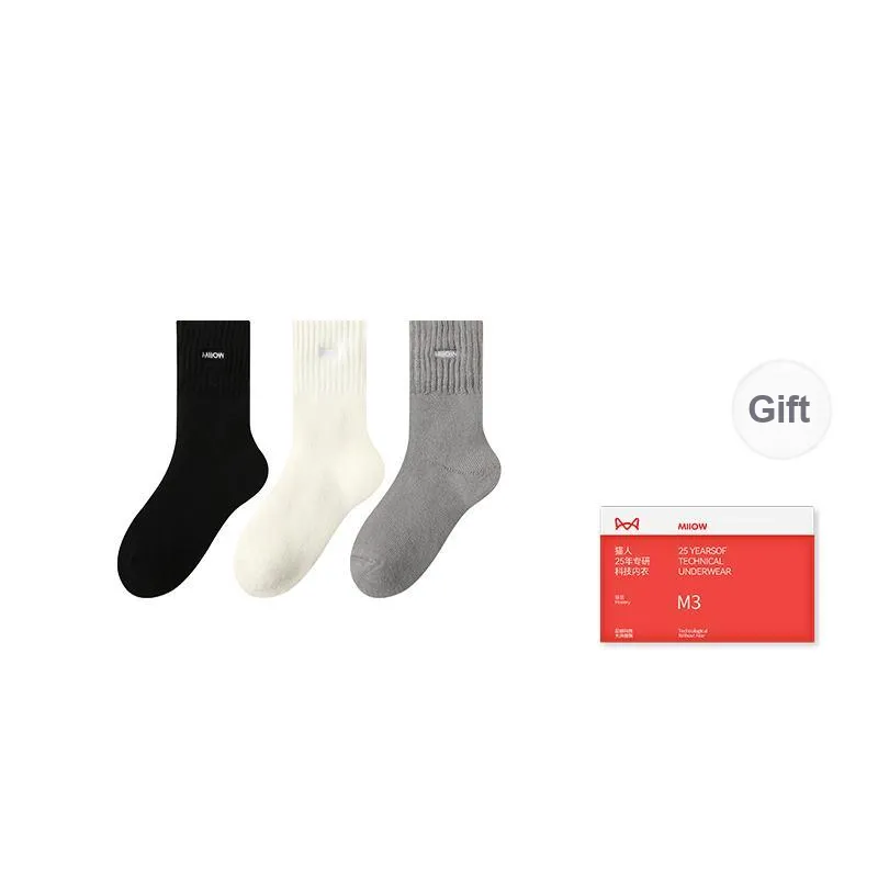 MIIOW Trend Party Series Mid Calf Socks Men's Shopping Bag Combo Set-1