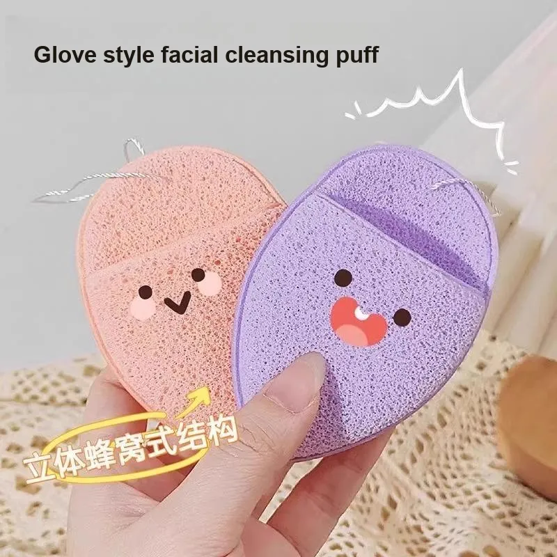 ZHENZI Waterdrop Glove Facial Cleansing Puff Makeup Tool Cleaning Clay Mask Cleanser For Face Cleansing-11