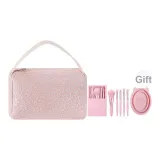 Pink+5 Pcs Makeup Brush, Includes Cleaning Mat