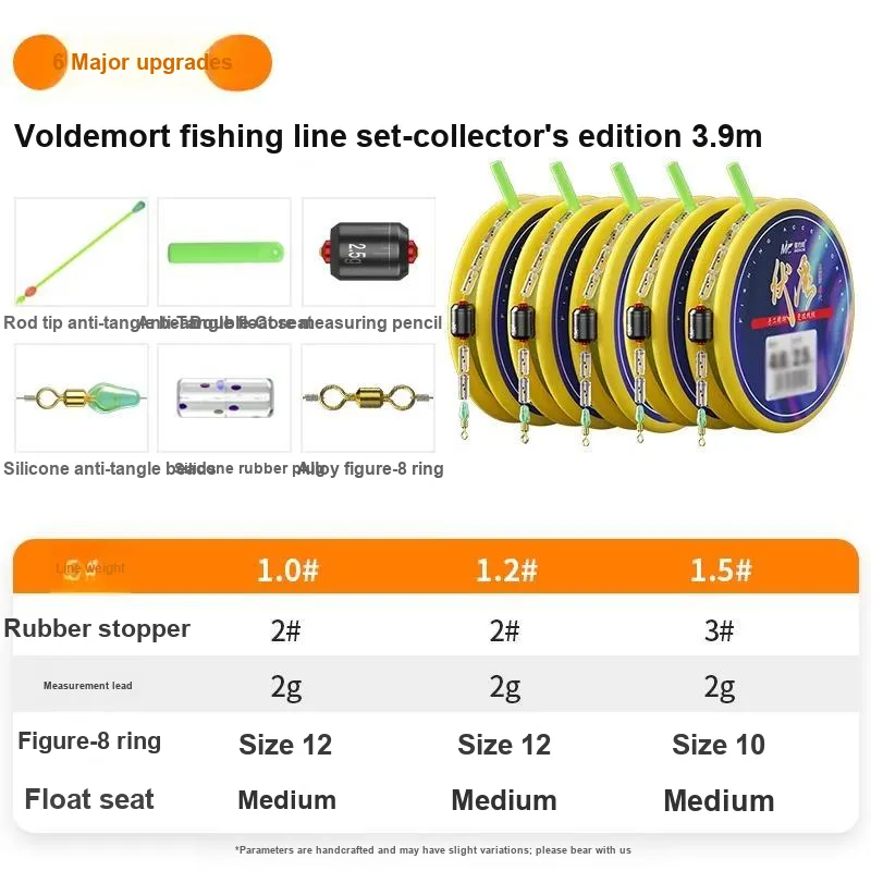 Jiadiaoni Fish Line Main Line Pack Of 5-3