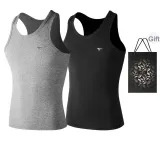 Fits Well 2 Pack (Black+Heather Gray) 2 Pcs, Easy to Wash!