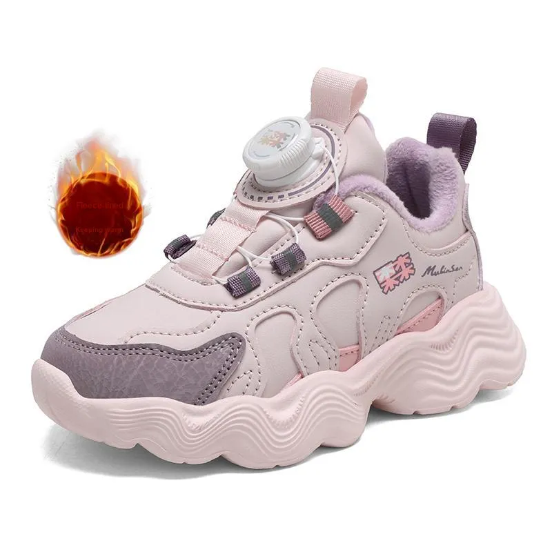 Mulinsen Slip Resistant Anti Kick Abrasion Resistant Lightweight Cushioning Kids' Running Shoes Kids'-7