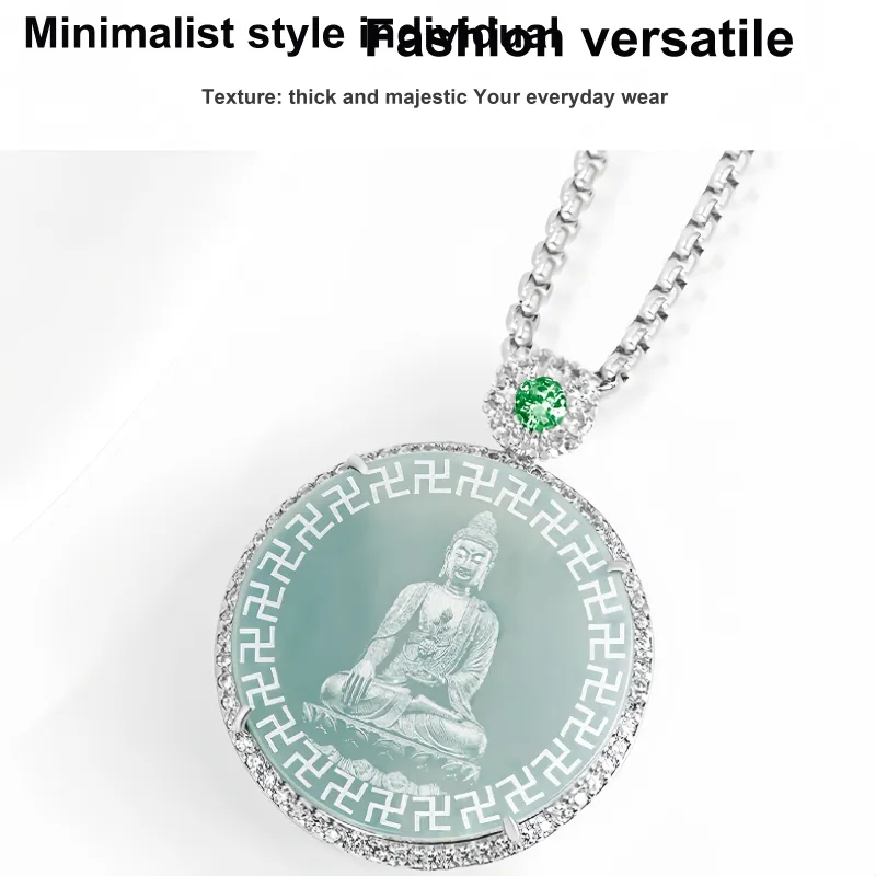 Noritake Glutinous Jade Jadeite Necklaces Unisex-10