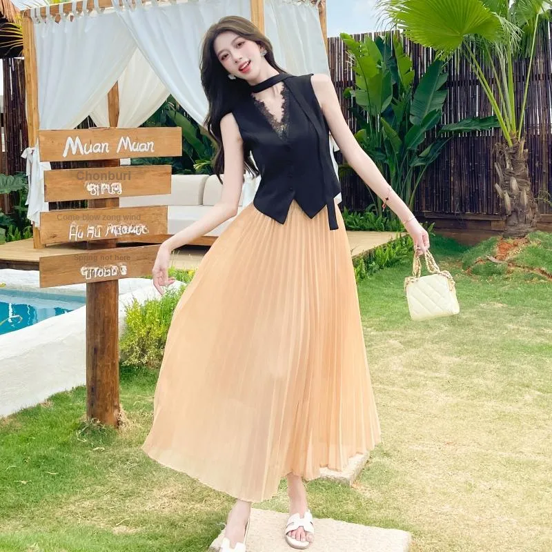 TWOPLUMGIRLS Two Piece Skirt Sets Women's-1