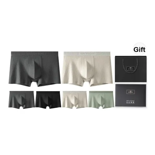 SEPTWOLVES Трусы Мужская Коробка 6 Штук Смешанные Цвета