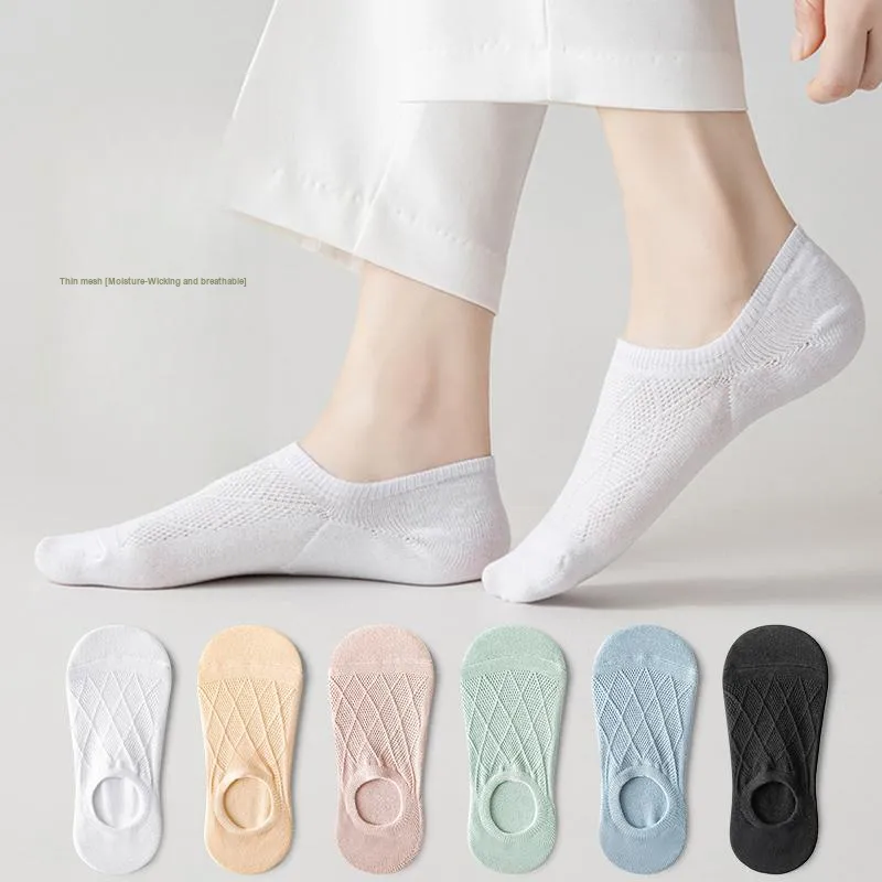 Top Melon No Show Socks Women's 5 Pack-32