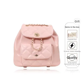MESUCA Sanrio Three Beauties Western Melody Synthetic Leather Backpack Medium Size Women's Black/Pink
