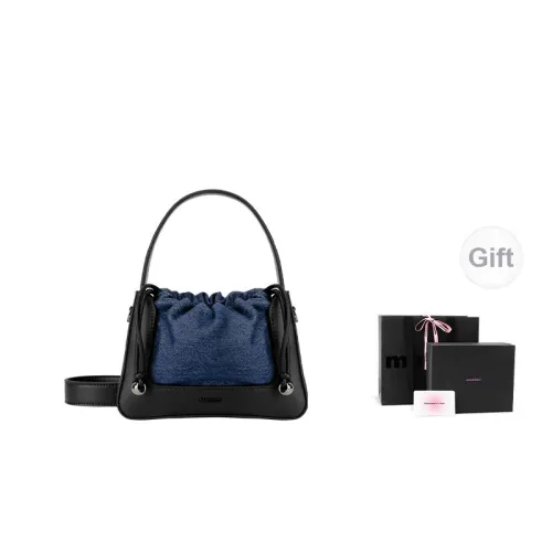 Muuluu Handbags Black With Heartbeat Box