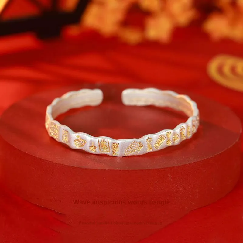 MISS TOOYA S999 Fine Silver Bangles Women's-1