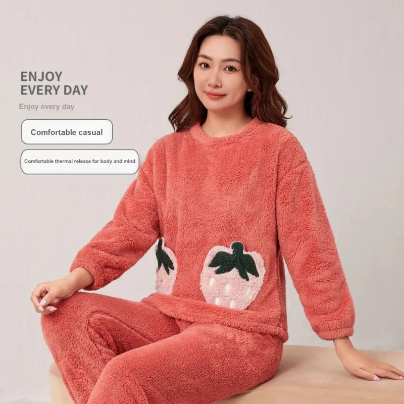 Aidai Pajama Set Women's Citrus Orange-1
