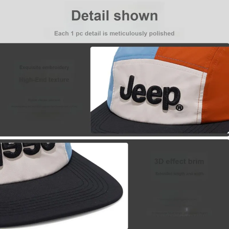 Jeep Polyester Baseball Caps Unisex-4