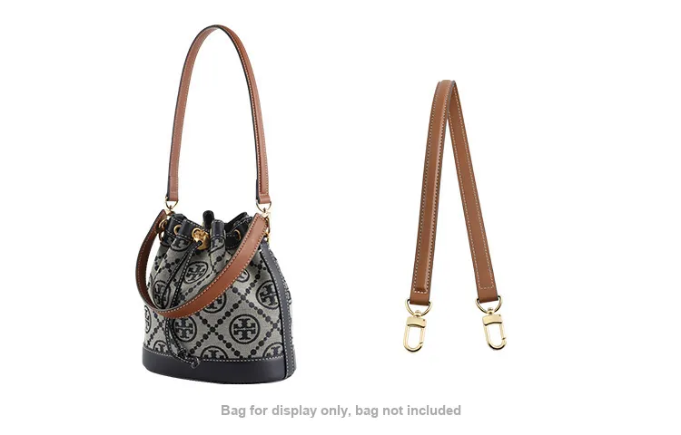 Luxury Care Artisan Workshop Microfiber Bucket Bag Shoulder Bag Shoulder Strap Bag Strap Women's Brown-0