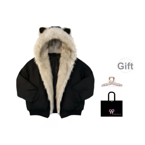 Aimilian Деним Утепленный Женская Одежда Пуховики