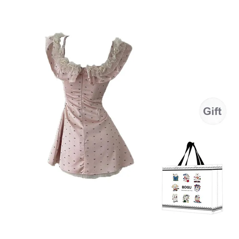 BDGU Sleeveless Dresses Women's Pink-1