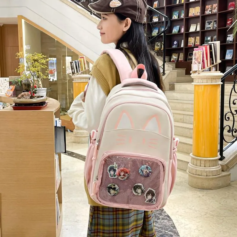 Debecca Composite Cloth Backpack Unisex Multicolor-11