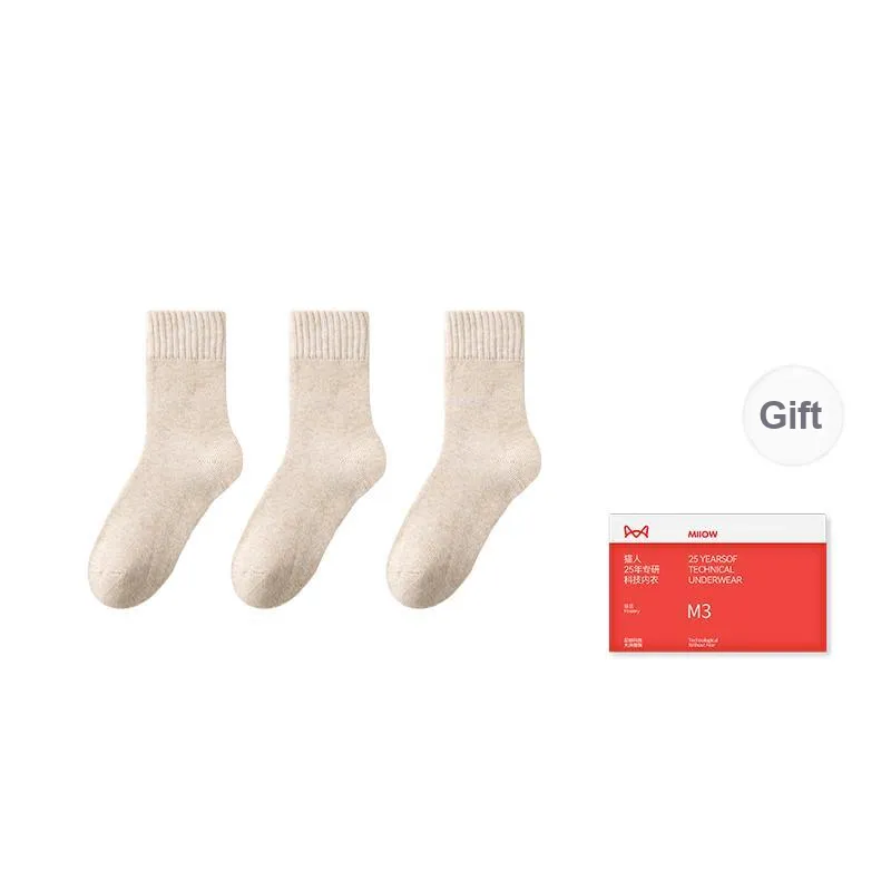 MIIOW Mid Calf Socks Women's Shopping Bag Combo Set-8