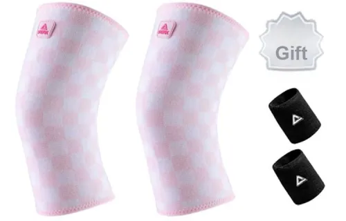 PEAK Running Mountaineering Cycling Tennis Soccer Basketball Fitness Unisex Polyamide Elastane Latex Thread Knee Pads