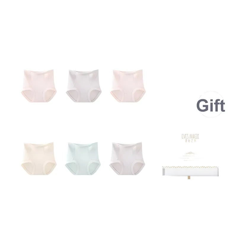 XIA.WA.ZHI.XIU Underpants Women's Shopping Bag 6 Pack-5