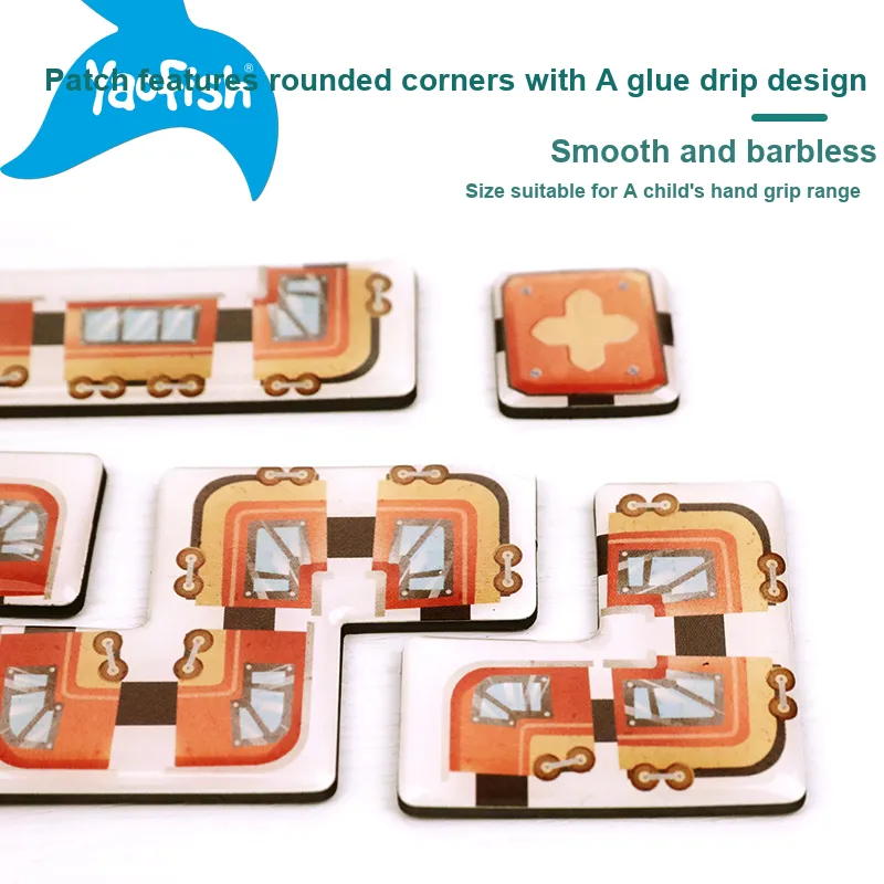 YAOFISH Yao Fish Wonder Train, Early Education For Kids, Preschool Cognitive Development Board Games-2