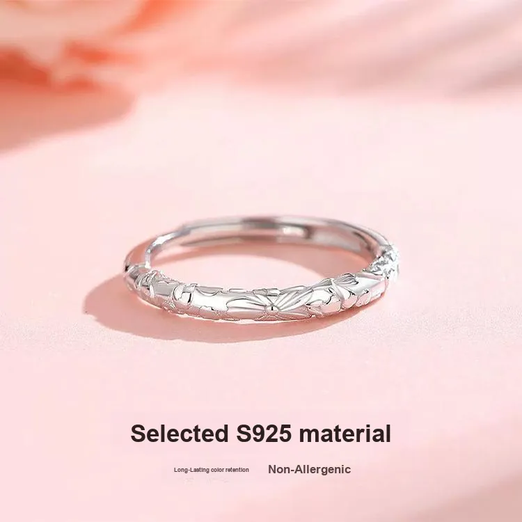 CHINA GOLD S925 Silver Rings Women's-1