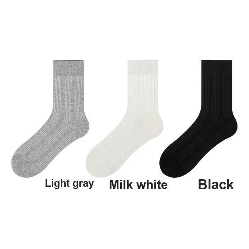 H YXIANG Mid Calf Socks Women's Combo Set-5