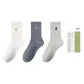 3 Pack[Ivory White+Gray Blue+Snow Gray]