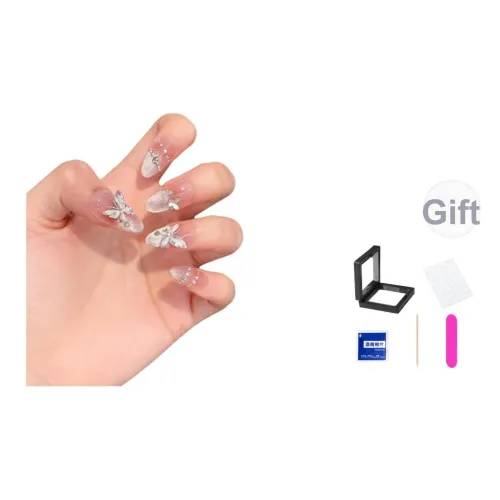 XNTX Ногтевой патч False Nail Трапециоидальный Мягкий Color Series Размытый Flashing