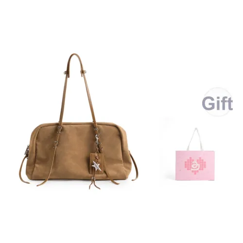 JACD ПУ (полиуретан) Сумка Стандартная Женская Коричневая