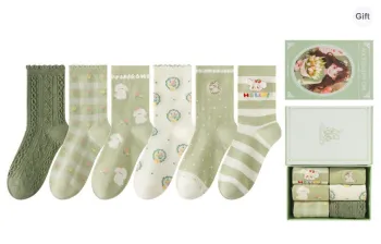 Caramella Mid Calf Socks Women's 6 Pack