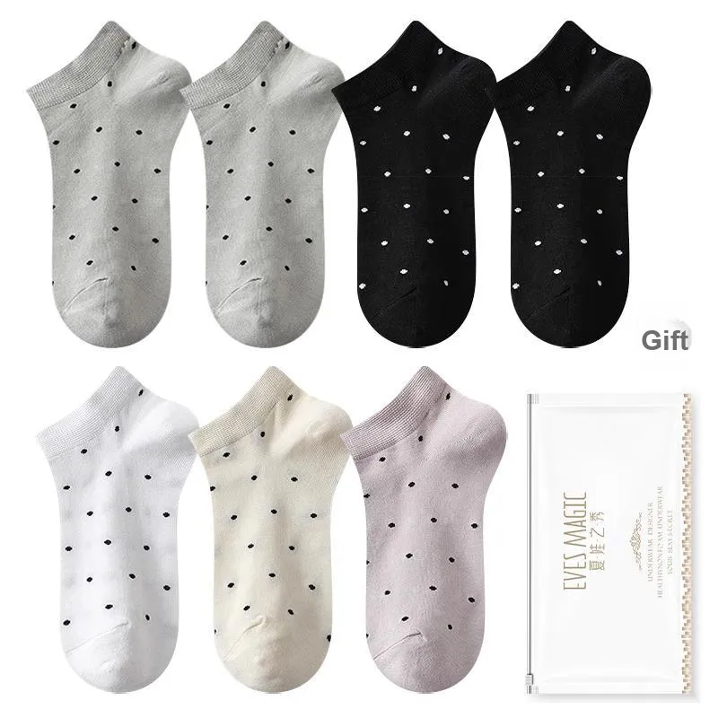 XIA.WA.ZHI.XIU Ankle Socks Women's Shopping Bag 7 Pack-12