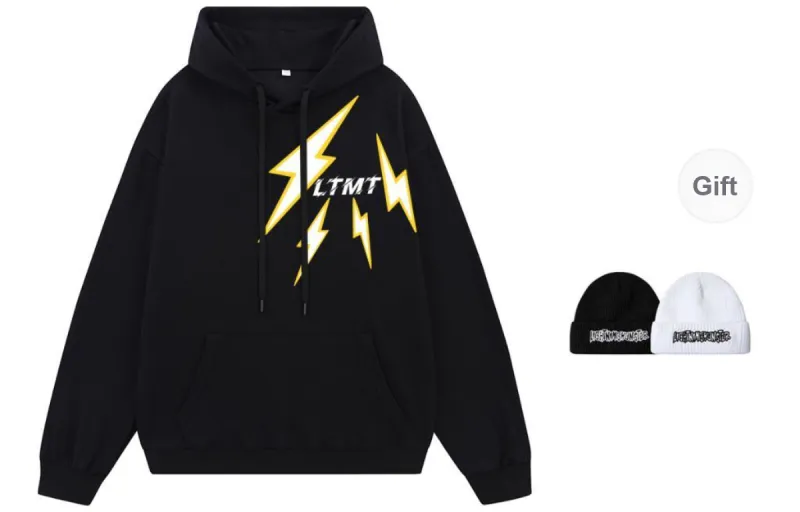 LIGHTNING MONSTER Sweatshirt Unisex Comes With Beanie-16