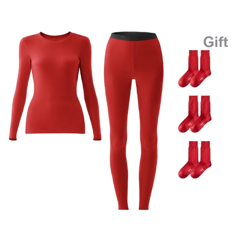 Bananain Red Plan Series Thermal Set Unisex-1