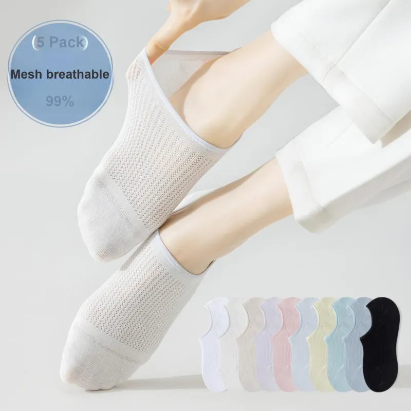 XXLLG No Show Socks Women's 4 Pack-9