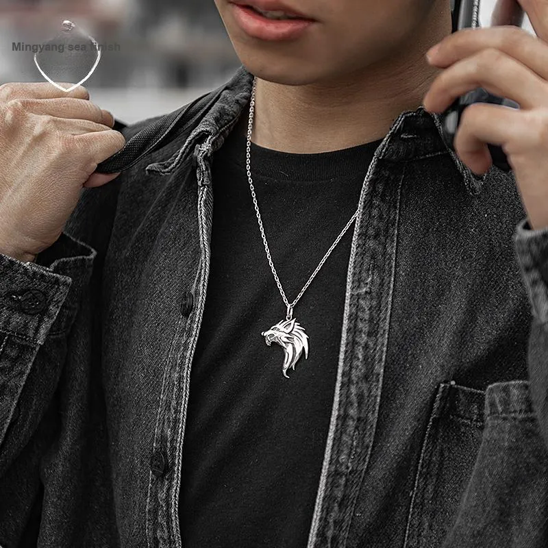MYSH 925 Sterling Silver Necklaces Men's-5