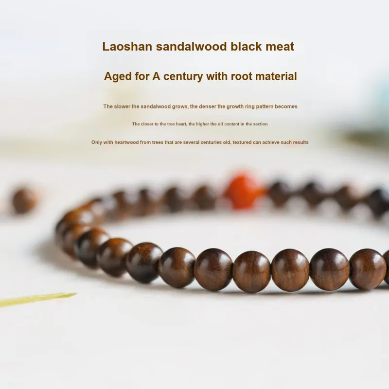 DALONG Old Mountain Sandalwood Precious Wood Bracelets Unisex-4