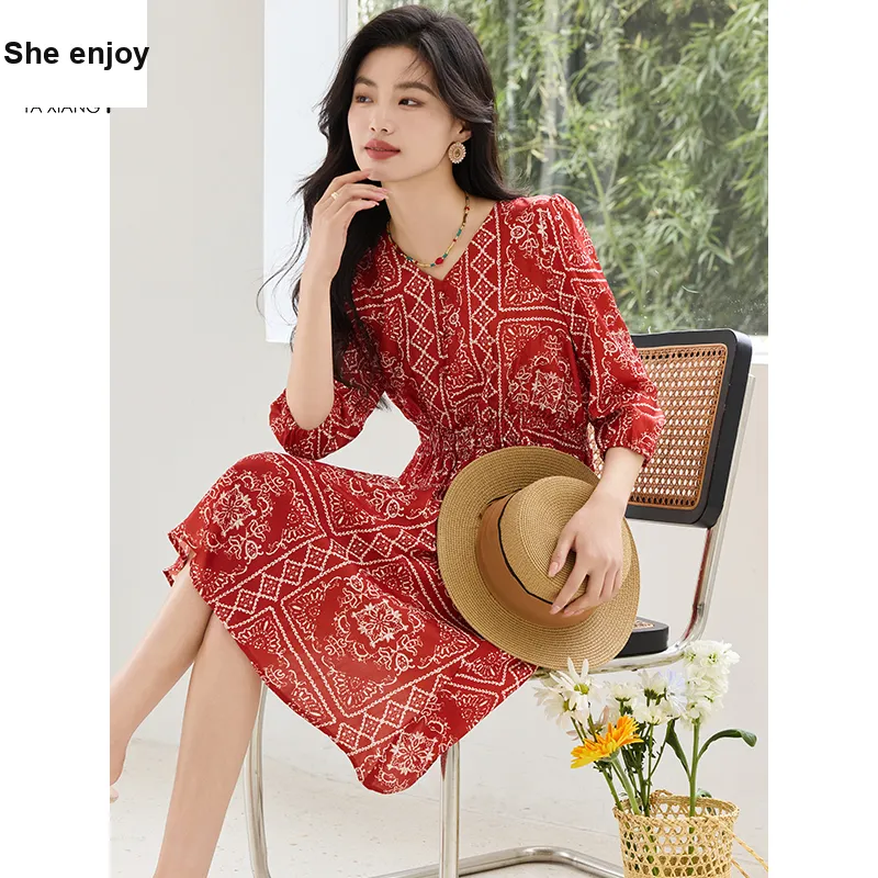 She Enjoys Short Sleeved Dress Women's-6