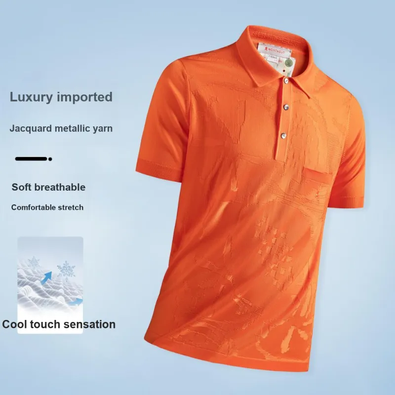Montagut Polo Shirts Unisex Amber-2