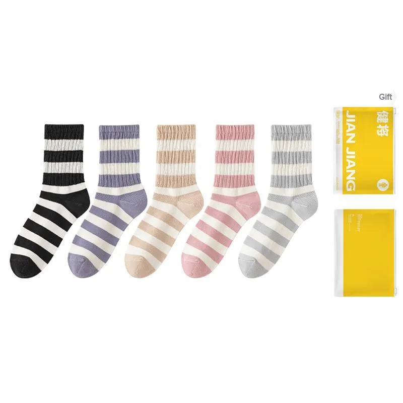 Master Mid Calf Socks Women's Shopping Bag Combo Set-14