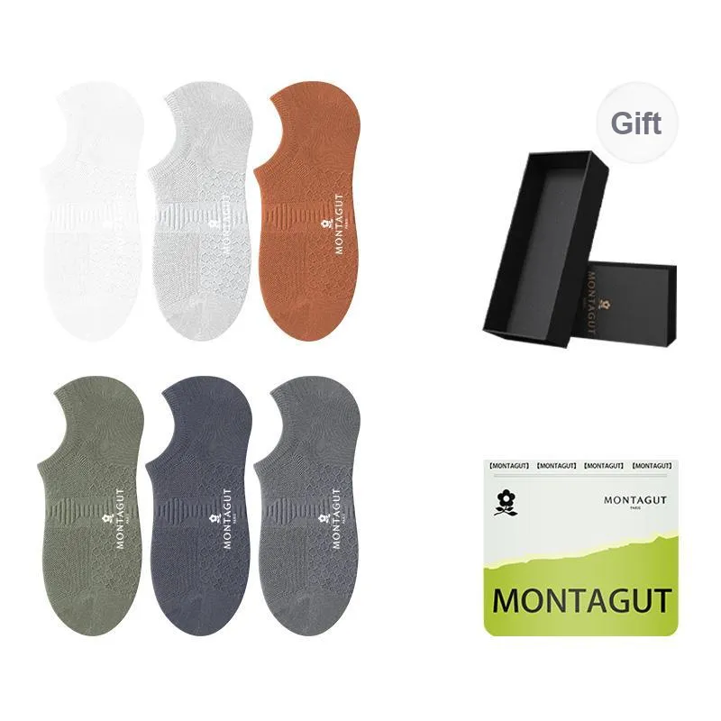 Montagut No Show Socks Men's Gift Box Combination-52