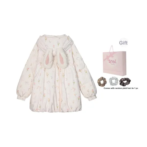 SNBL Пуховая куртка Пальто Женское Белое