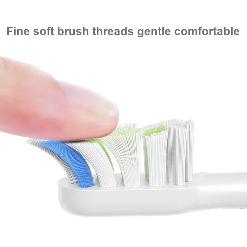 JIMOK K1/K2/K5 Toothbrush Heads Custom Fit, Efficient Cleaning-3