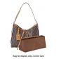 Carryall Coffee-Medium Size Side Zipper[Original Fleece]