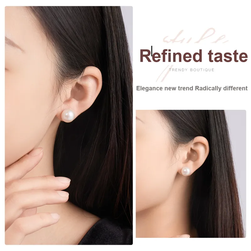 PEARL QUEEN Pearl Stud Earrings Women's-1