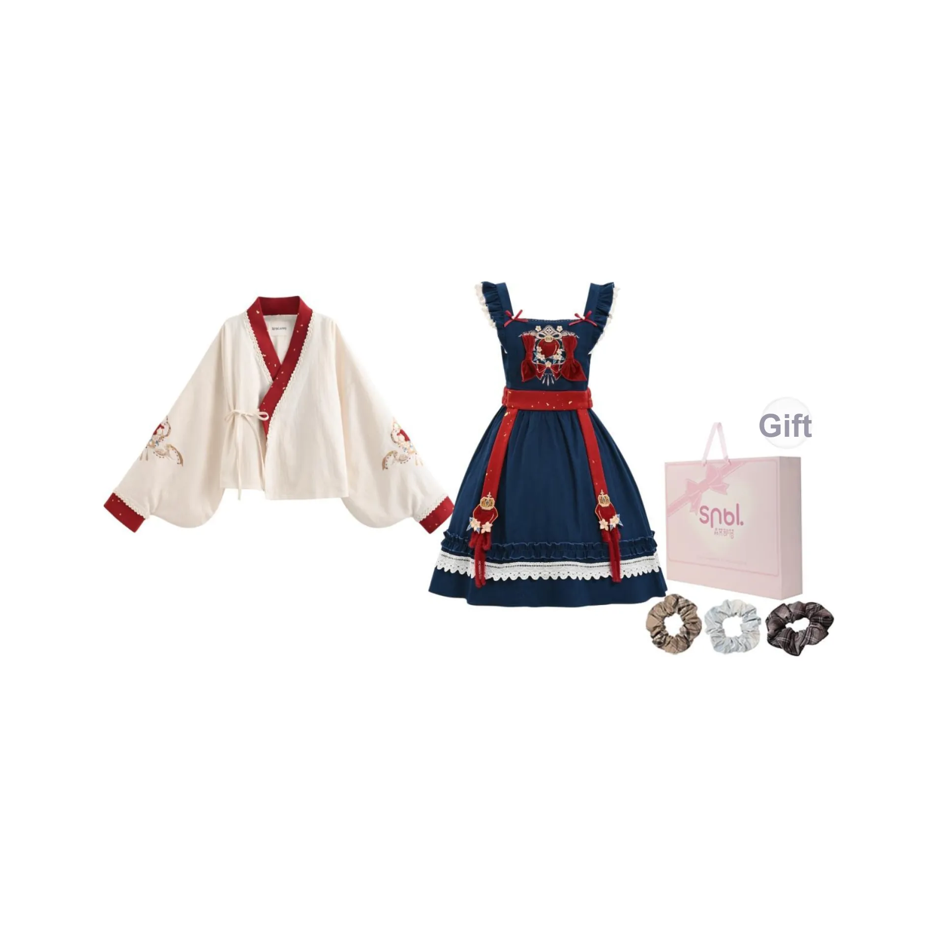 SNBL Платье+Рубашка Женские Комплекты с Юбкой