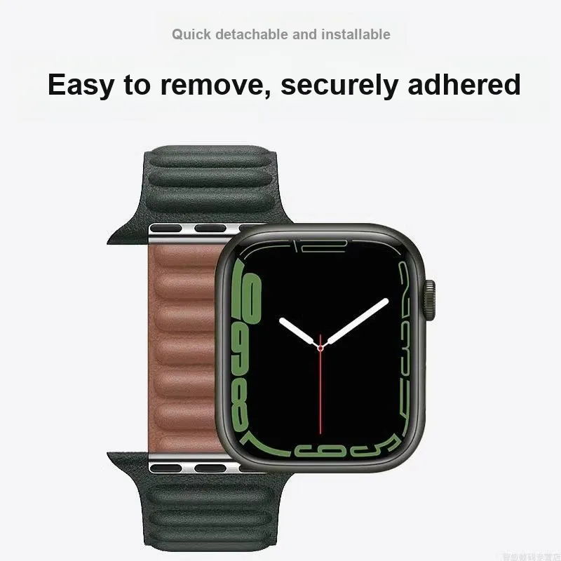 Mr. Strap Watch Band Apple Compatibility Leather Material-5