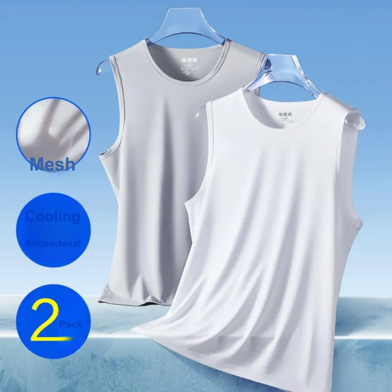 H YXIANG Men Tank Tops-32