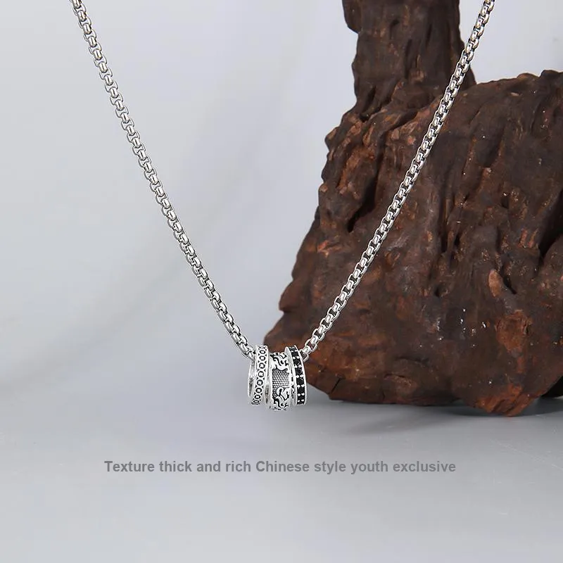 FOREVER MELODY 999 Fine Silver Necklaces Men's-7